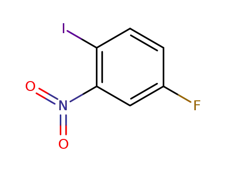 Molecular Structure of 364-77-2 (5-Fluoro-2-iodonitrobenzene)