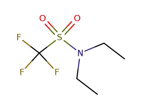 Molecular Structure of 357-39-1 (N,N-diethyl-1,1,1-trifluoromethanesulfonamide)