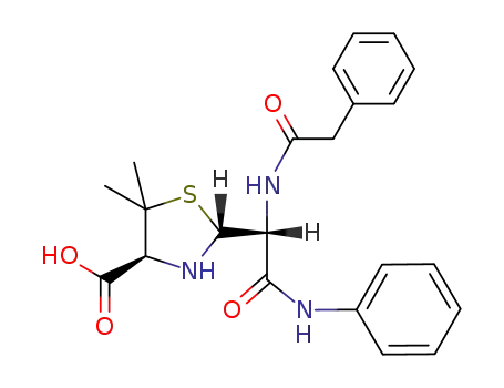 Molecular Structure of 121766-90-3 (benzylpenicilloic acid α-anilide)