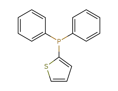 Molecular Structure of 61157-16-2 (Phosphine, diphenyl-2-thienyl-)