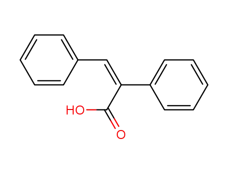 Molecular Structure of 91-47-4 (ALPHA-PHENYL-CIS-CINNAMIC ACID)