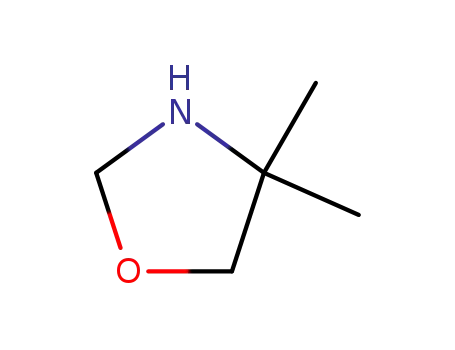Molecular Structure of 51200-87-4 (4,4-DIMETHYLOXAZOLIDINE)