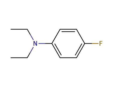 Molecular Structure of 347-39-7 (Benzenamine, N,N-diethyl-4-fluoro-)