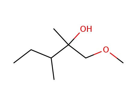Molecular Structure of 3944-77-2 (1-methoxy-2,3-dimethyl-pentan-2-ol)