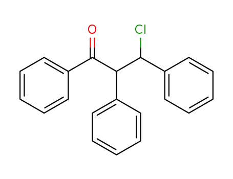 Molecular Structure of 7469-01-4 (ω-Chloro-β,ω-diphenylpropiophenone)