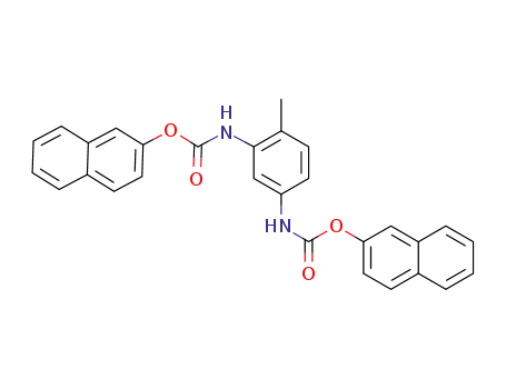 Molecular Structure of 29455-59-2 (dinaphthalen-2-yl (4-methylbenzene-1,3-diyl)biscarbamate)