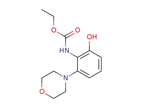 Molecular Structure of 55898-77-6 (ethyl [2-hydroxy-6-(morpholin-4-yl)phenyl]carbamate)