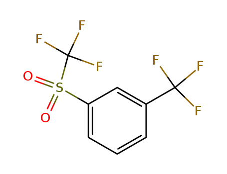 Molecular Structure of 309-16-0 (Benzene, 1-(trifluoromethyl)-3-[(trifluoromethyl)sulfonyl]-)