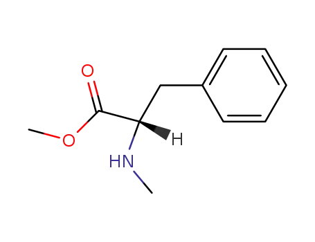 Molecular Structure of 27442-39-3 (L-Phenylalanine, N-methyl-, methyl ester)