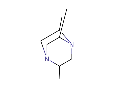 Molecular Structure of 6711-36-0 (1,4-Diazabicyclo[2.2.2]octane,2,5,7-trimethyl-(6CI,8CI,9CI))