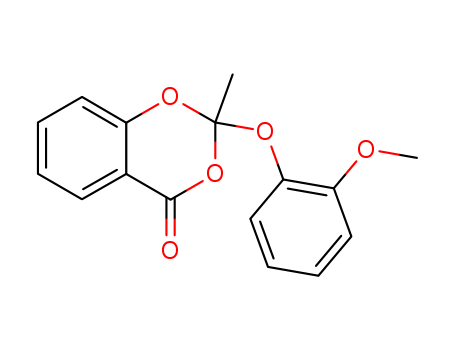 4H-1,3-Benzodioxin-4-one,2-(2-methoxyphenoxy)-2-methyl-