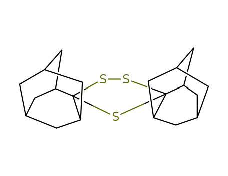 Molecular Structure of 52146-63-1 (dispiro[adamantane-2,3'-[1,2,4]-trithiolane-5',2''-adamantane])