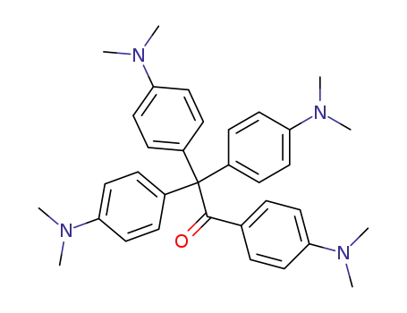 Molecular Structure of 14500-16-4 (4'-(dimethylamino)-2,2,2-tris(4-(dimethylamino)phenyl)acetophenone)