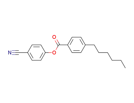 Molecular Structure of 50793-85-6 (4-CYANOPHENYL 4-N-HEXYLBENZOATE)