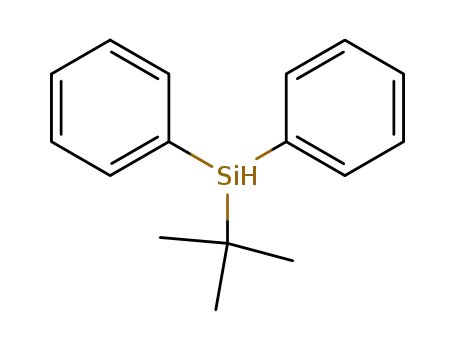 Molecular Structure of 33729-92-9 (tert-butyldiphenylsilane)