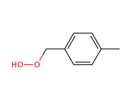 Molecular Structure of 7523-31-1 (4-methylbenzyl hydroperoxide)