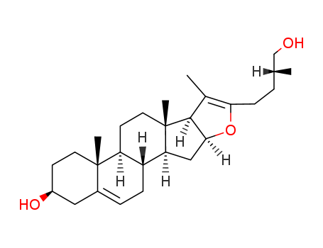 (25R)-Furosta-5,20(22)-diene-3β,26-diol