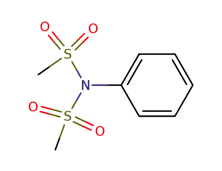 Molecular Structure of 1207-62-1 (Methanesulfonamide, N-(methylsulfonyl)-N-phenyl-)