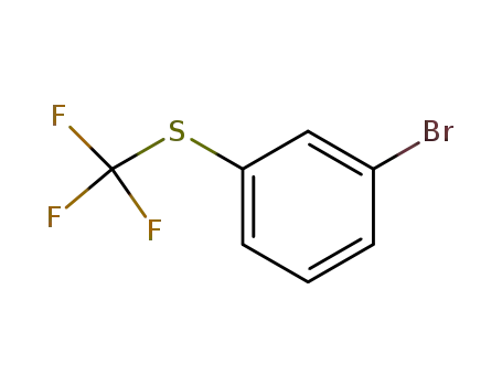 Molecular Structure of 2252-45-1 (3-(TRIFLUOROMETHYLTHIO)BROMOBENZENE)