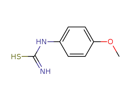 Molecular Structure of 2293-07-4 (4-METHOXYPHENYLTHIOUREA)