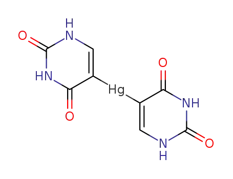 Molecular Structure of 97759-31-4 (5,5'-mercuribis(uracil))