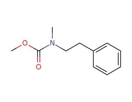 Molecular Structure of 28147-82-2 (Carbamic acid, methyl(2-phenylethyl)-, methyl ester)