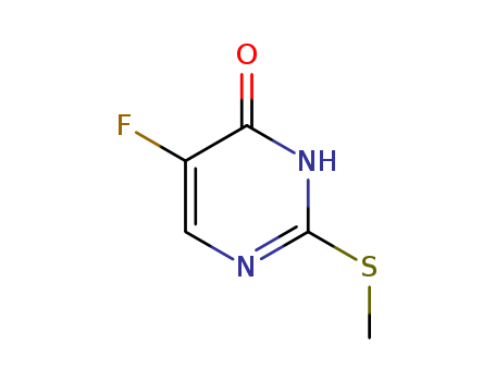 4(3H)-Pyrimidinone,5-fluoro-2-(methylthio)-