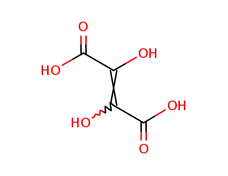 Molecular Structure of 13096-38-3 (2,3-dihydroxy fumaric acid)