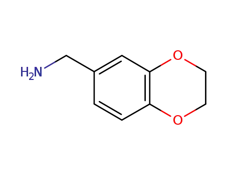 Molecular Structure of 17413-10-4 (2,3-DIHYDRO-1,4-BENZODIOXIN-6-YLMETHYLAMINE)