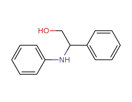 Molecular Structure of 13891-02-6 (Benzeneethanol, b-(phenylamino)-)