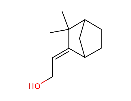 Molecular Structure of 58437-71-1 ((E)-2-(3,3-dimethylbicyclo[2.2.1]hept-2-ylidene)ethanol)