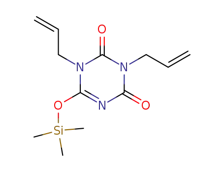 Molecular Structure of 63226-47-1 (1,3-diallyl-4-(trimethylsilyloxy)-2,6-dioxo-1,3,5-triazine)