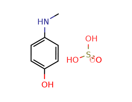 Phenol, p-(methylamino)-, sulfate (1:1) (salt)
