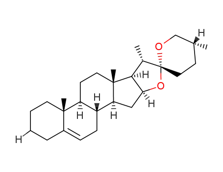 Molecular Structure of 16863-51-7 ((25R)-5-spirostene)