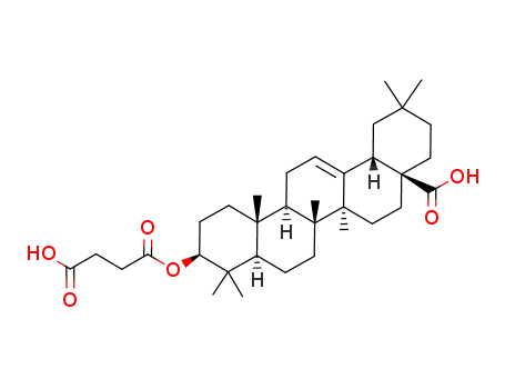 Molecular Structure of 4847-30-7 (Succinyl oleanolic acid)