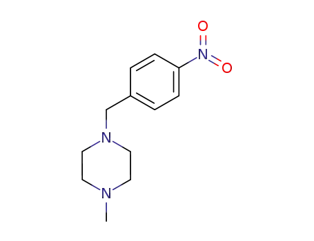 Molecular Structure of 70261-81-3 (1-METHYL-4-(4-NITROBENZYL)PIPERAZINE)