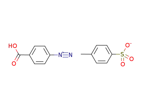 Molecular Structure of 52936-52-4 (4-carboxybenzenediazonium 4-methylbenzenesulfonate)