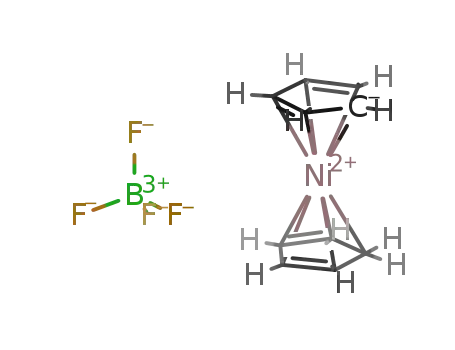 Molecular Structure of 84651-76-3 ((η-cyclopentadienyl)(η-cyclopentadiene)nickel tetrafluoroborate)