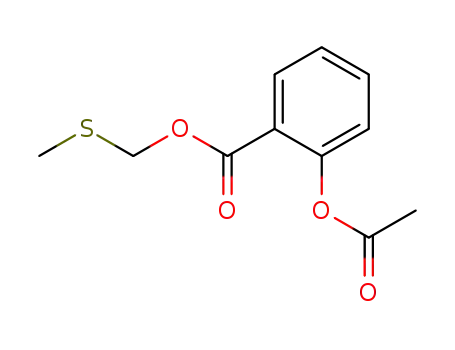 Molecular Structure of 76432-30-9 (methylsulfanylmethyl 2-acetyloxybenzoate)
