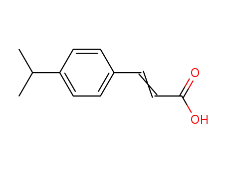 Molecular Structure of 3368-21-6 (4-ISOPROPYLCINNAMIC ACID)