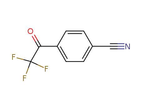 Molecular Structure of 23516-85-0 (4'-CYANO-2,2,2-TRIFLUOROACETOPHENONE)