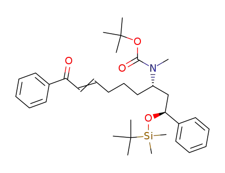 (2'S,1S)-{1-[2-(tert-butyldimethylsilanoxy)-2-phenylethyl]-7-oxo-7-phenylhept-5-enyl}methylcarbamic acid tert-butyl ester