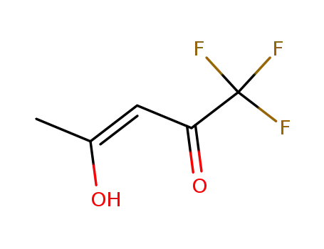 Molecular Structure of 7291-30-7 (3-Penten-2-one,  1,1,1-trifluoro-4-hydroxy-)