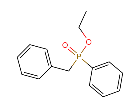 Molecular Structure of 2129-79-5 (Phosphinic acid, phenyl(phenylmethyl)-, ethyl ester)