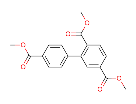 Molecular Structure of 32741-92-7 (trimethyl [1,1'-biphenyl]-2,4',5-tricarboxylate)