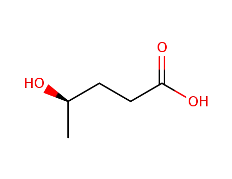 Molecular Structure of 155847-13-5 ((4R)-4-Hydroxypentanoic acid)
