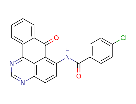 Benzamide,4-chloro-N-(7-oxo-7H-benzo[e]- perimidin-6-yl)-