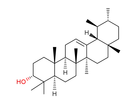 Molecular Structure of 5937-48-4 (3α-hydroxyurs-12-ene)