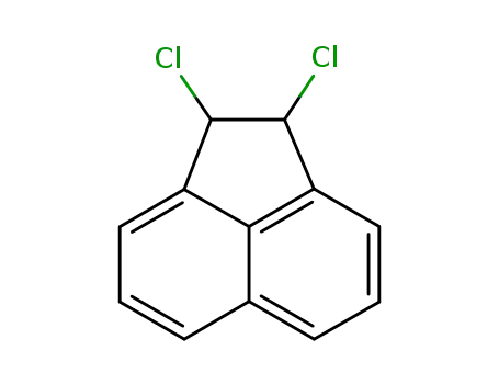 Molecular Structure of 5448-26-0 (1,2-Dichloroacenaphthene)