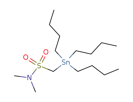 Molecular Structure of 31126-38-2 (Methanesulfonamide, N,N-dimethyl-1-(tributylstannyl)-)